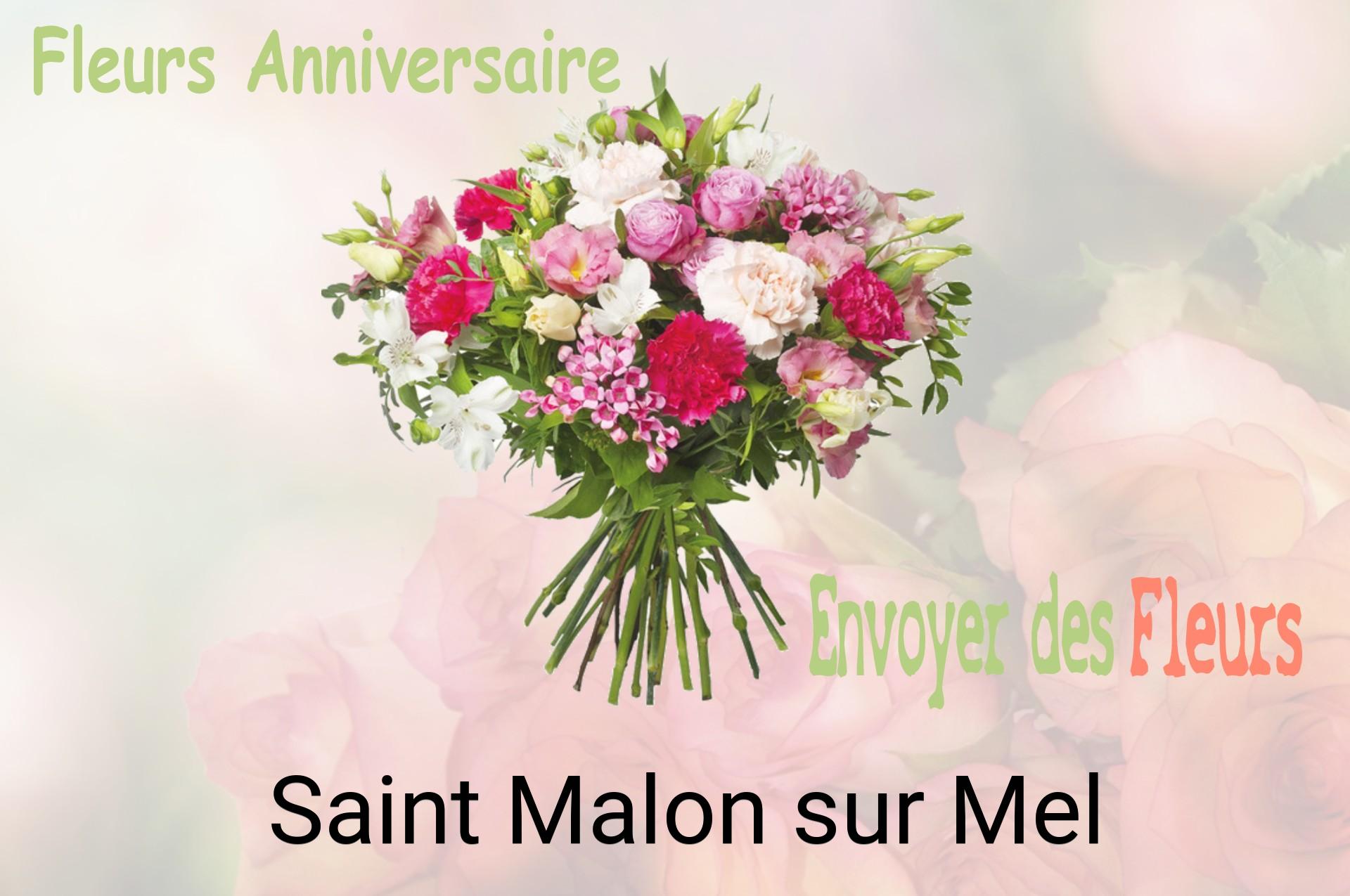 Bouquet de fleurs d’anniversaire livré à Saint-Malon-sur-Mel
